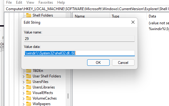Remove Shortcut arrow icon in Windows 11