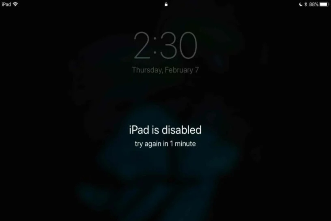 Disable iPad working again Disable iPad working again