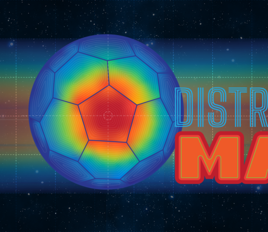NASA Explains Mass Distribution and Its Importance in Space Research An outline of a soccer ball with Distribution of Mass title