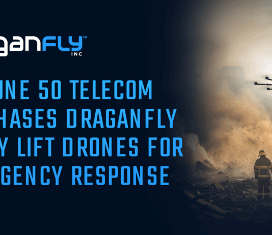 Major Telecom Acquires Draganfly Drones for Emergency and Disaster Aid Fortune 50 Telecommunication Company Purchases Multiple Draganfly Heavy Lift Drone Systems for Emergency Response and Disaster Recovery Infrastructure Support - Draganfly