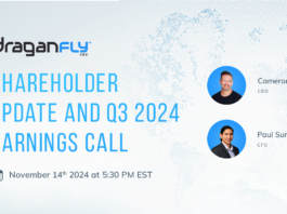 Draganfly Schedules Q3 Earnings Call and Shareholder Update Draganfly to Host Shareholder Update and Q3 Earnings Call - Draganfly