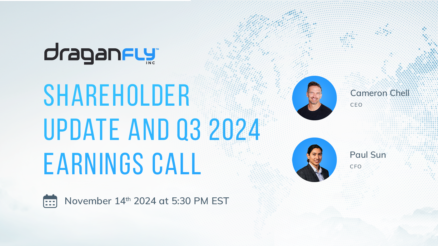 draganfly press release image shareholder call q3.png Draganfly to Host Shareholder Update and Q3 Earnings Call - Draganfly