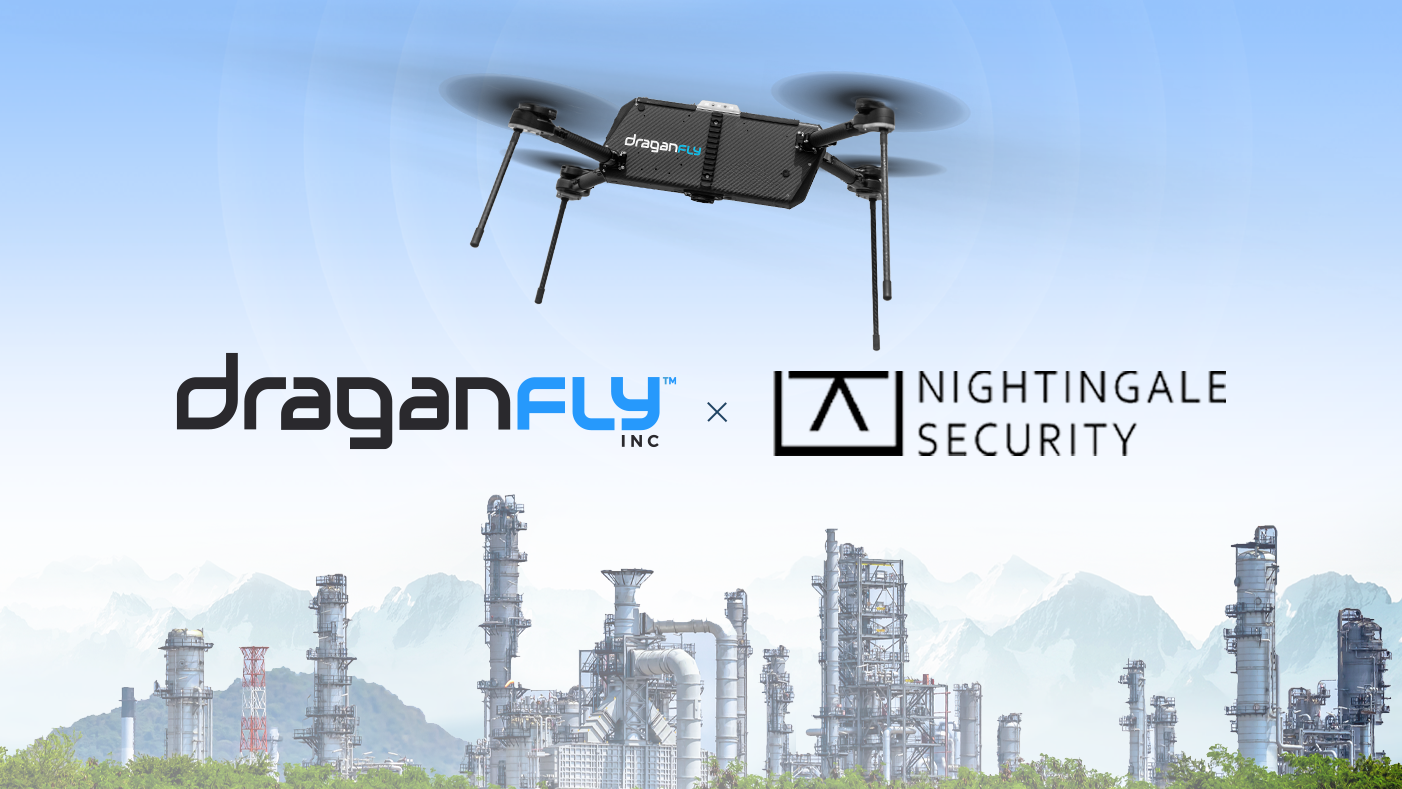 Draganfly and Nightingale Security Selected by Fortune 25 Oil and Gas Company to Develop Autonomous Drone-in-a-Box Remote Sensing Solution - Draganfly