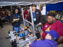 April 2025 NASA Update: Lagniappe Highlights NASA serves as a lead sponsor, along with NASA Stennis employees and interns volunteering, for the third annual FIRST Robotics Magnolia Regional Competition on March 14.