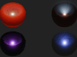 NASA Investigates the Hidden Population of Black Holes A supermassive black hole surrounded by a torus of gas and dust is depicted in four different wavelengths of light