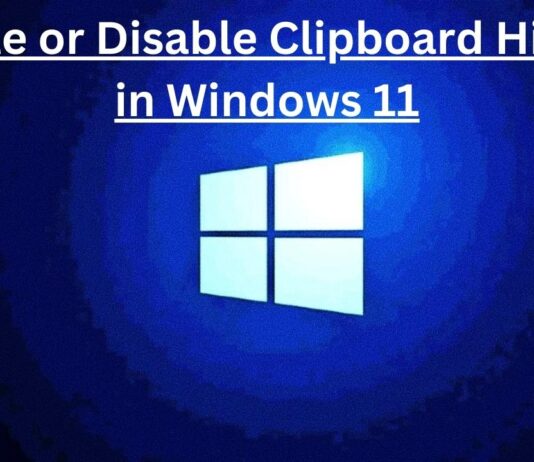 How To Enable Or Disable Clipboard History In Windows 11 enable or disable clipboard history in windows 11