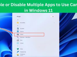 Quick Tips -Enable Or Disable Multiple Apps To Use Camera In Windows 11 enable or disable multiple apps to use camera in windows 11