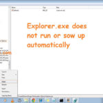 Explorer.exe does not show up automatically or computer goes to blank (Black) screen after loging in Explorer.exe does not show up automatically