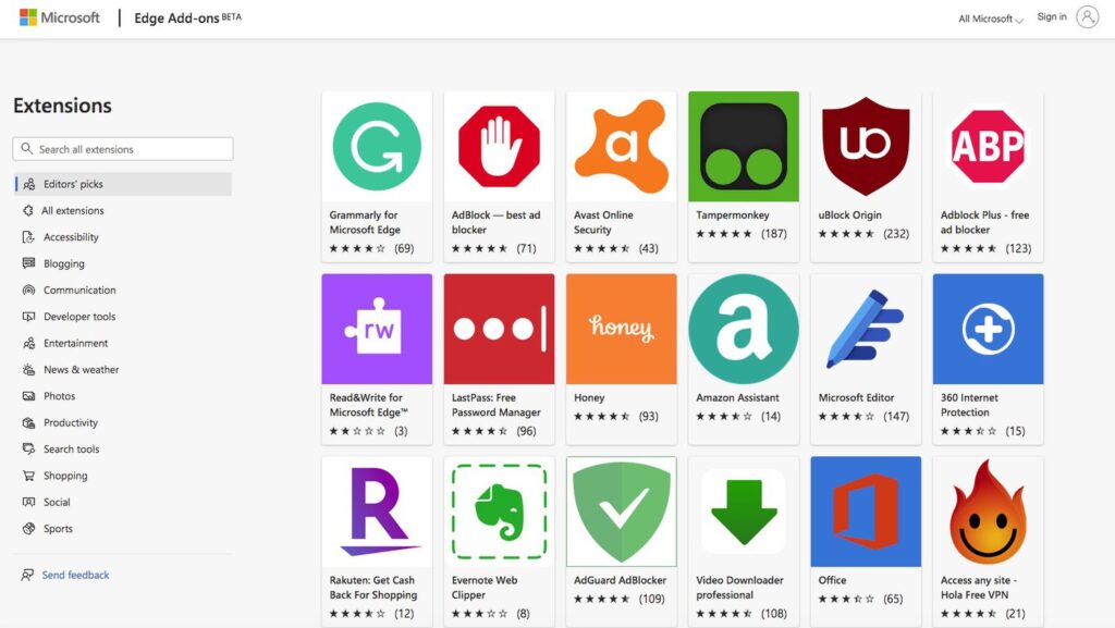 Microsoft Edge Is not the best