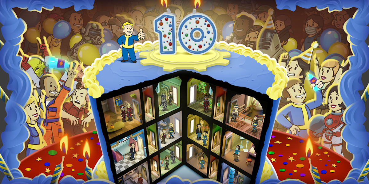falloutshelter largehero 10thanniversary.png Fallout Shelter: Celebrate A Decade in The Vault, Together