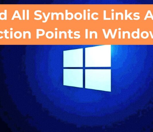 How To Find All Symbolic Links And Junction Points In Windows 11 find all symbolic links and junction points in windows 11