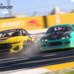 Pony Car Drifting at Sunset Peninsula in Forza Motorsport Drift Pony Cars on Sunset Peninsula in Forza Motorsport