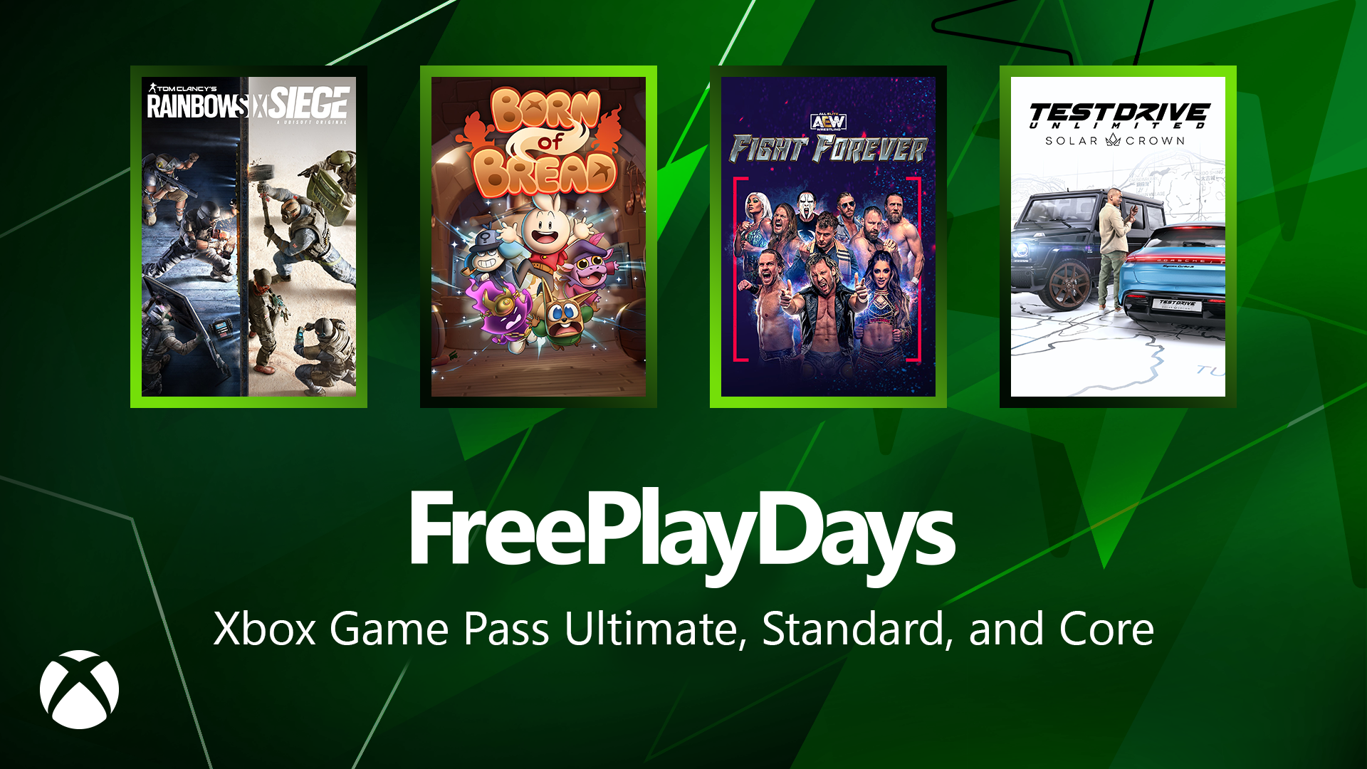 freeplaydays 03 06 2025 1920x1080 4shot d28b1b4832dacbb66ab2.png Free Play Days – Tom Clancy’s Rainbow Six Siege, Born of Bread, AEW: Fight Forever and Test Drive Unlimited Solar Crown - Xbox Wire