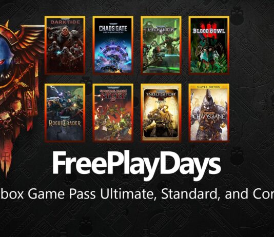 Xbox Free Play: Warhammer Event with 8 Games Free Play Days – Warhammer Takeover Featuring 8 Games - Xbox Wire