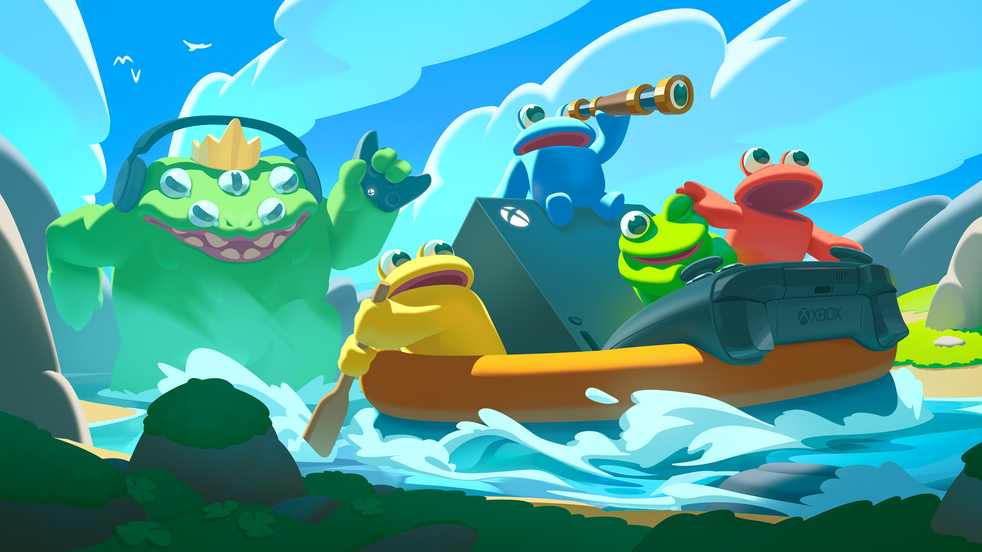 From Frogspawn to Frog Sqwad: The Making of A Sticky, Snacky New Multiplayer Game - Xbox Wire