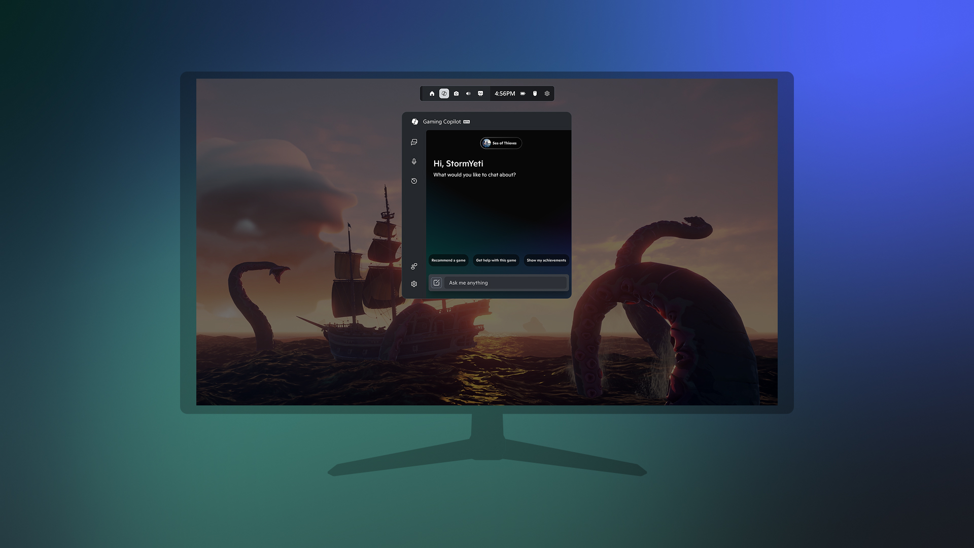 gaming copliot image 3 cc50afb1fa39807c4856.jpg An image of the Gaming Copilot UI in Game Bar.