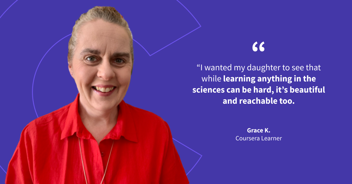 Grace shares how she mapped her way from fashion design to computer science - Coursera Blog