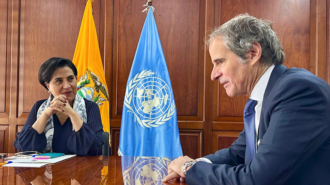 grossi sommerfeld ecuador 1140x640.jpg Director General in Ecuador to Support Nuclear Power Plans, the Galapagos and More