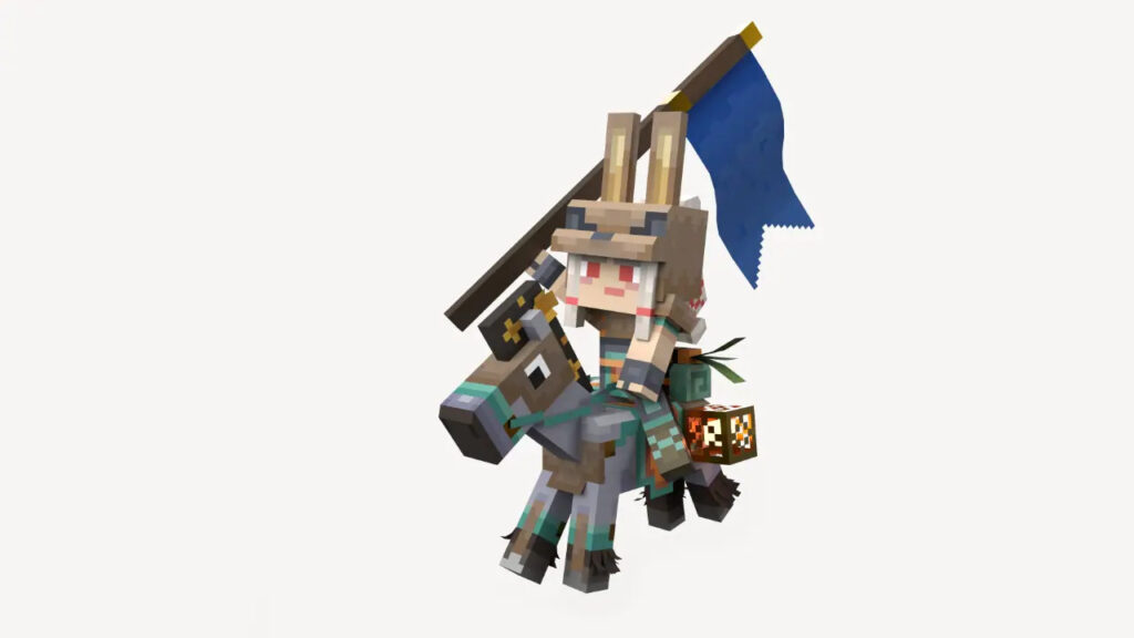 The Deluxe Edition of Minecraft Legends, Hero Skin, Skin Pack, skins for your trusty steed