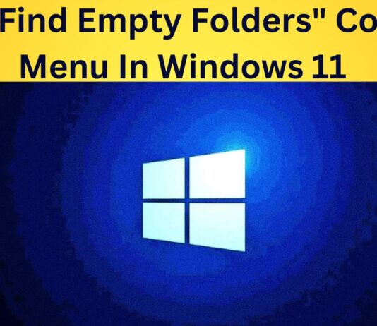 How To Add “Find Empty Folders” Context Menu In Windows 11 how to add find empty folders context menu in windows 11
