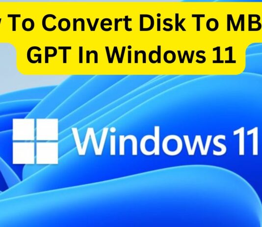 How To Convert Disk To MBR Or GPT In Windows 11 how to convert disk to mbr or gpt in windows 11