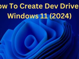 How To Create Dev Drive In Windows 11 how to create dev drive in windows 11