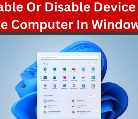 How To Enable Or Disable Device To Wake Computer In Windows 11 how to enable or disable device to wake computer in windows 11