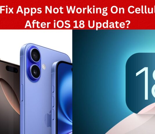 How To Fix Apps Not Working On Cellular Data After iOS 18 Update? how to fix apps not working on cellular data after ios 18 update
