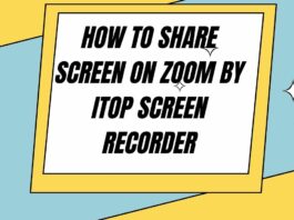 How To Share Screen On Zoom By iTop Screen Recorder how to share screen on zoom by itop screen recorder