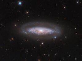 NASA’s Hubble Investigates Active Galactic Core NASA Logo