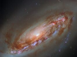 NASA’s Hubble Reveals Fresh Image of Galaxy M90 NASA Logo