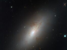 NASA’s Hubble Spots Unusual Galaxy Formation NASA Logo