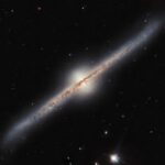 NASA’s Hubble Snaps Stunning Edge-On Spiral Galaxy Image Hubble Captures an Edge-On Spiral with Curve Appeal - NASA Science