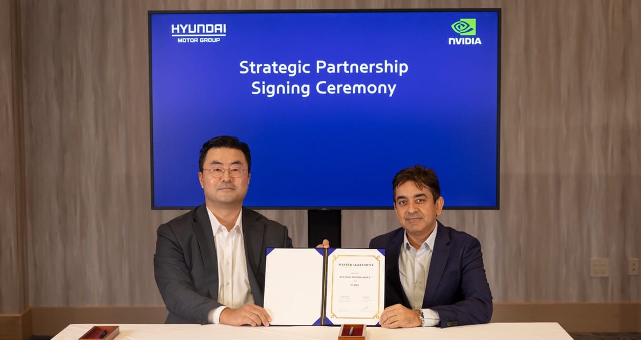 hyundai signing ceremony 1280x680 1.jpg Hyundai Motor Group Embraces NVIDIA AI and Omniverse for Next-Gen Mobility