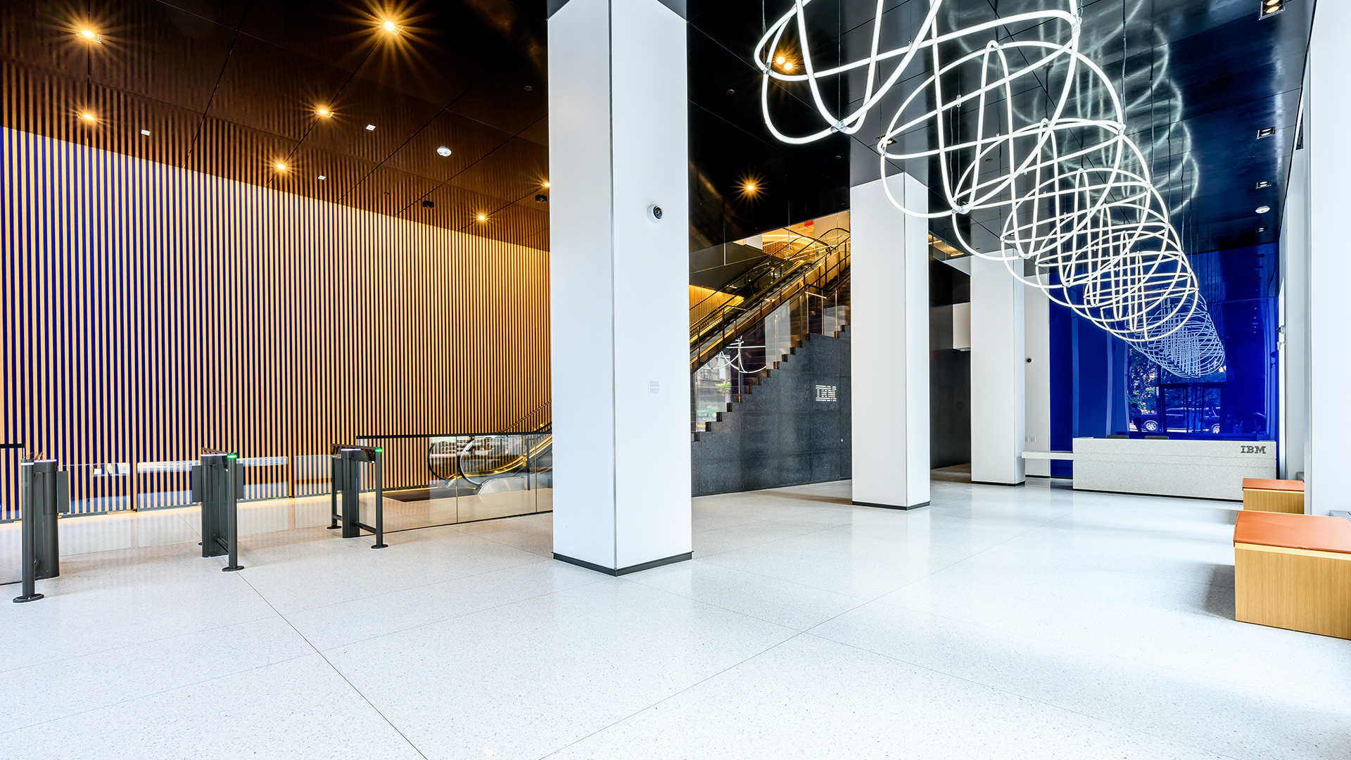 ibm madison avenue lobby social.jpg IBM Unveils New Flagship Office at One Madison Avenue in New York City