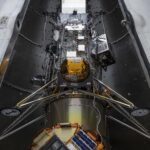 NASA Announces Broadcast for Upcoming Intuitive Machines Moon Mission Caption: The Intuitive Machines lunar lander that will deliver NASA science and technology to the Moon as part of the agency’s CLPS (Commercial Lunar Payload Services) initiative and Artemis campaign is encapsulated in the fairing of the SpaceX Falcon 9 rocket. Credit: SpaceX