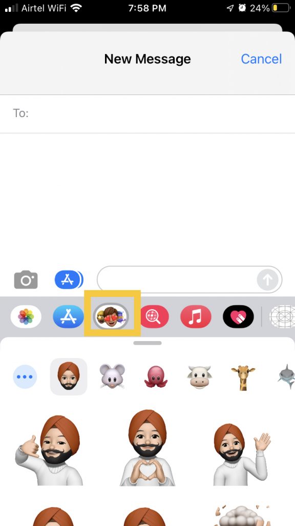 Syncing Memoji from iOS