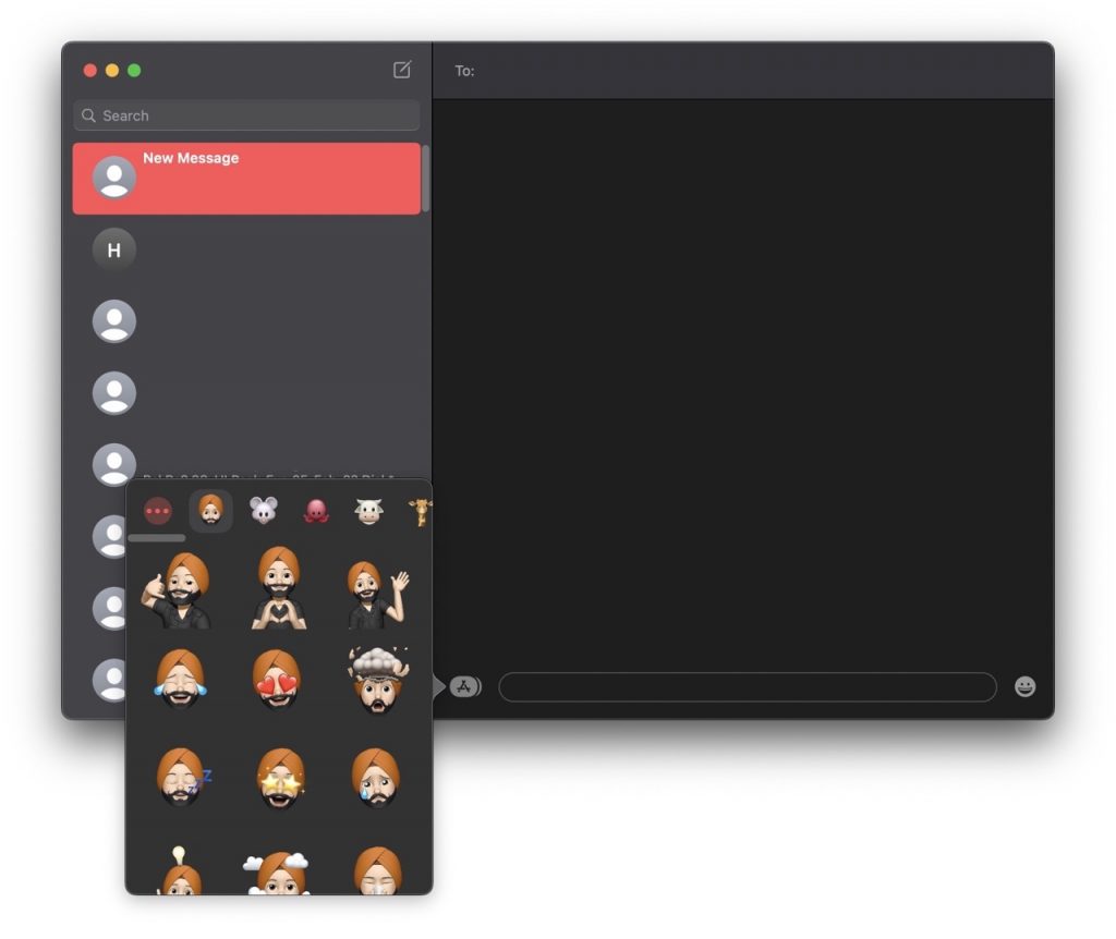 Syncing Memoji from iOS