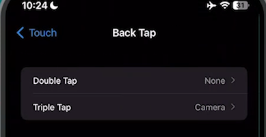 Back Tapping
