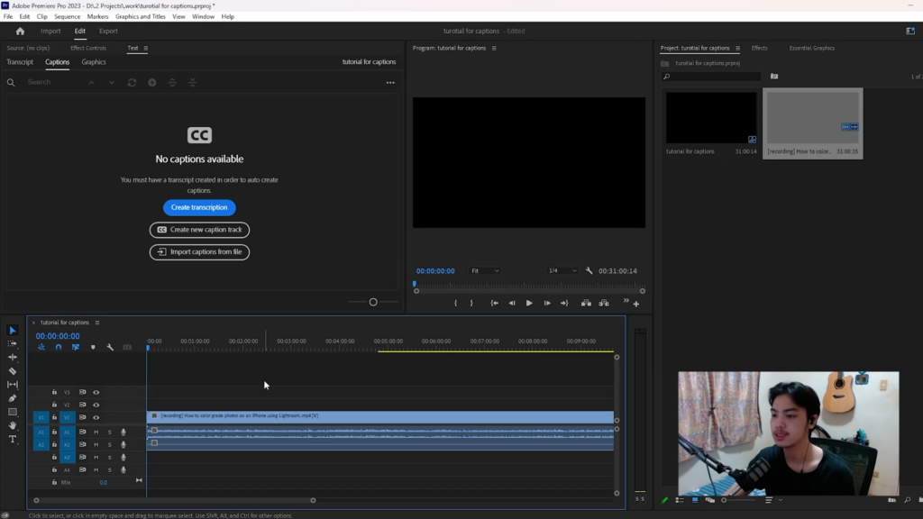 Adobe Premiere Pro Timeline