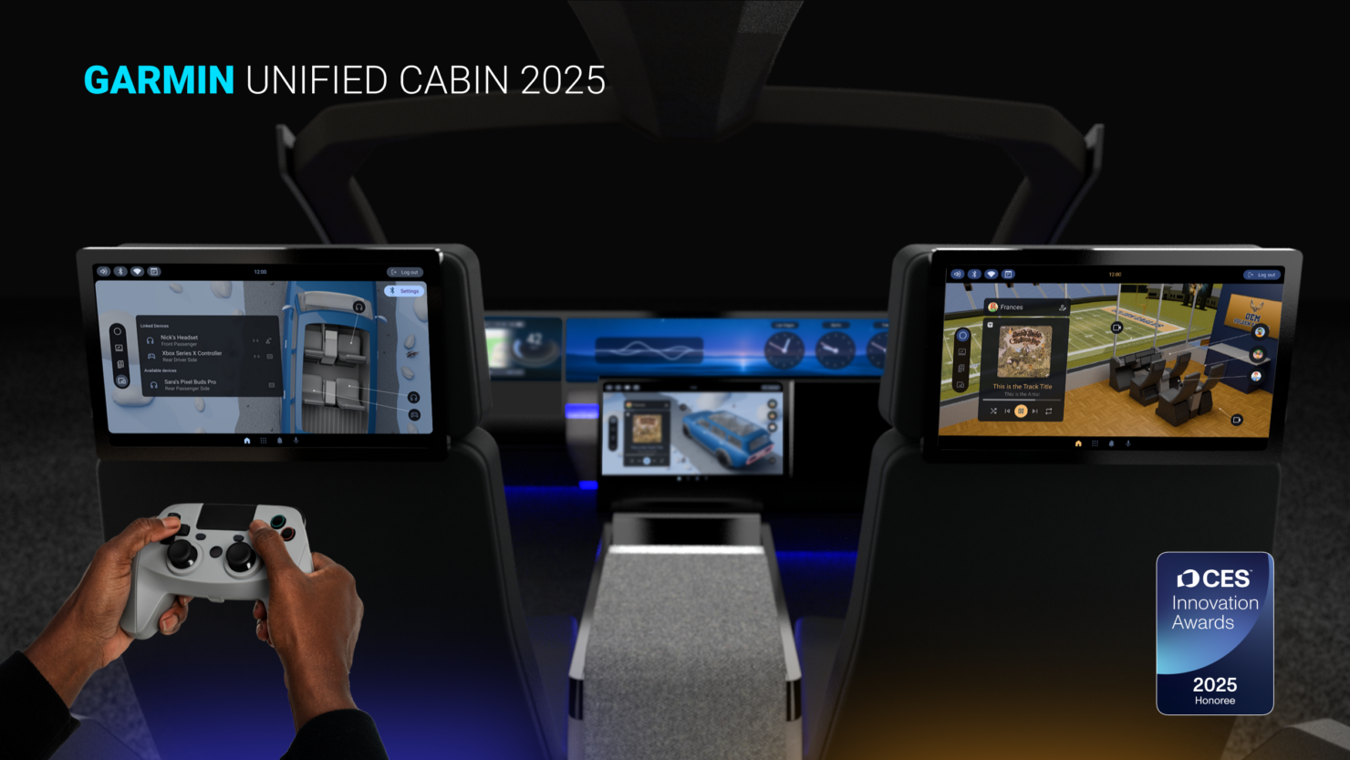 image 41 1480x833.png Garmin Unified Cabin automotive OEM solution named 2025 CES Innovation Award Honoree - Garmin Newsroom
