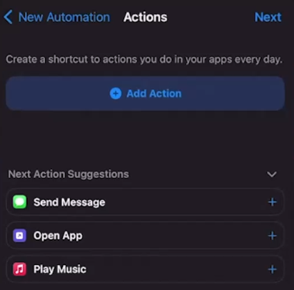 Using automation and shortcut