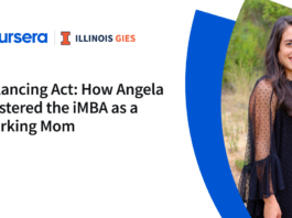 Angela Juggles iMBA Studies and Motherhood Successfully Balancing Act: How Angela Mastered the iMBA as a Working Mom - Coursera Blog