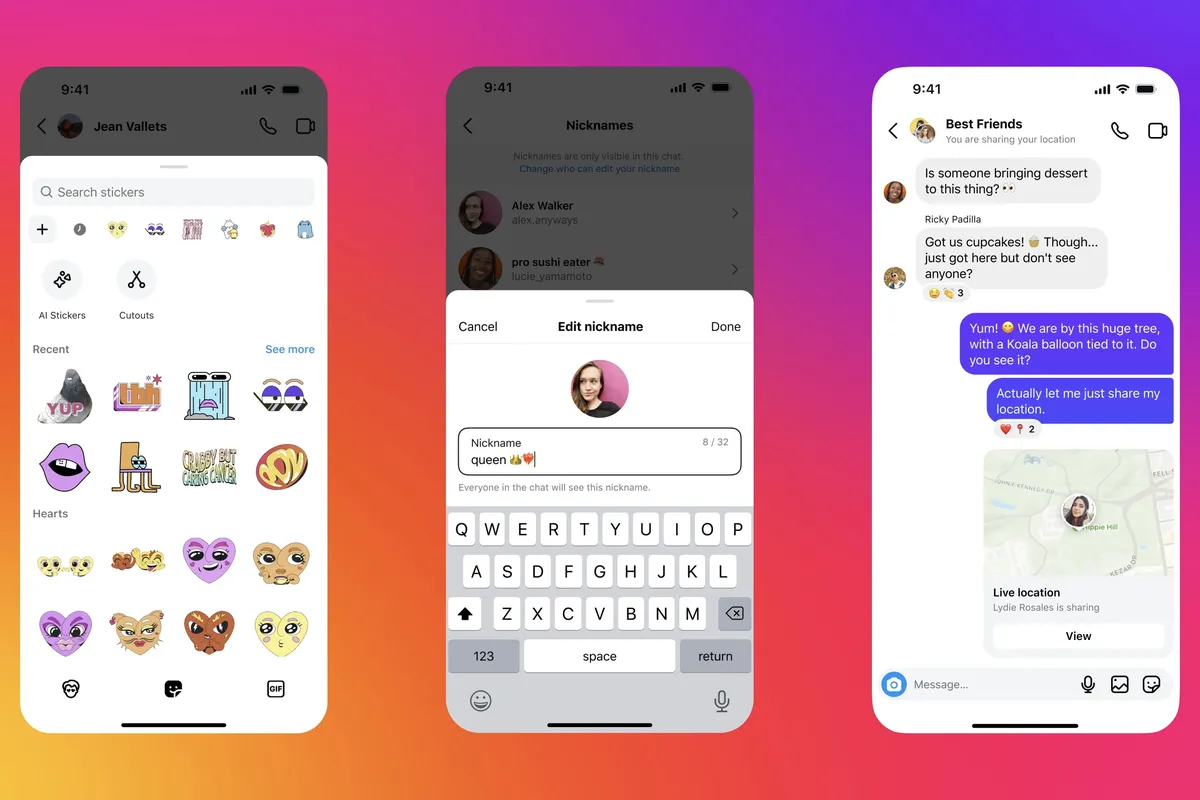 instagram dms add live location sharing and nicknames instagram dms add live location sharing and nicknames
