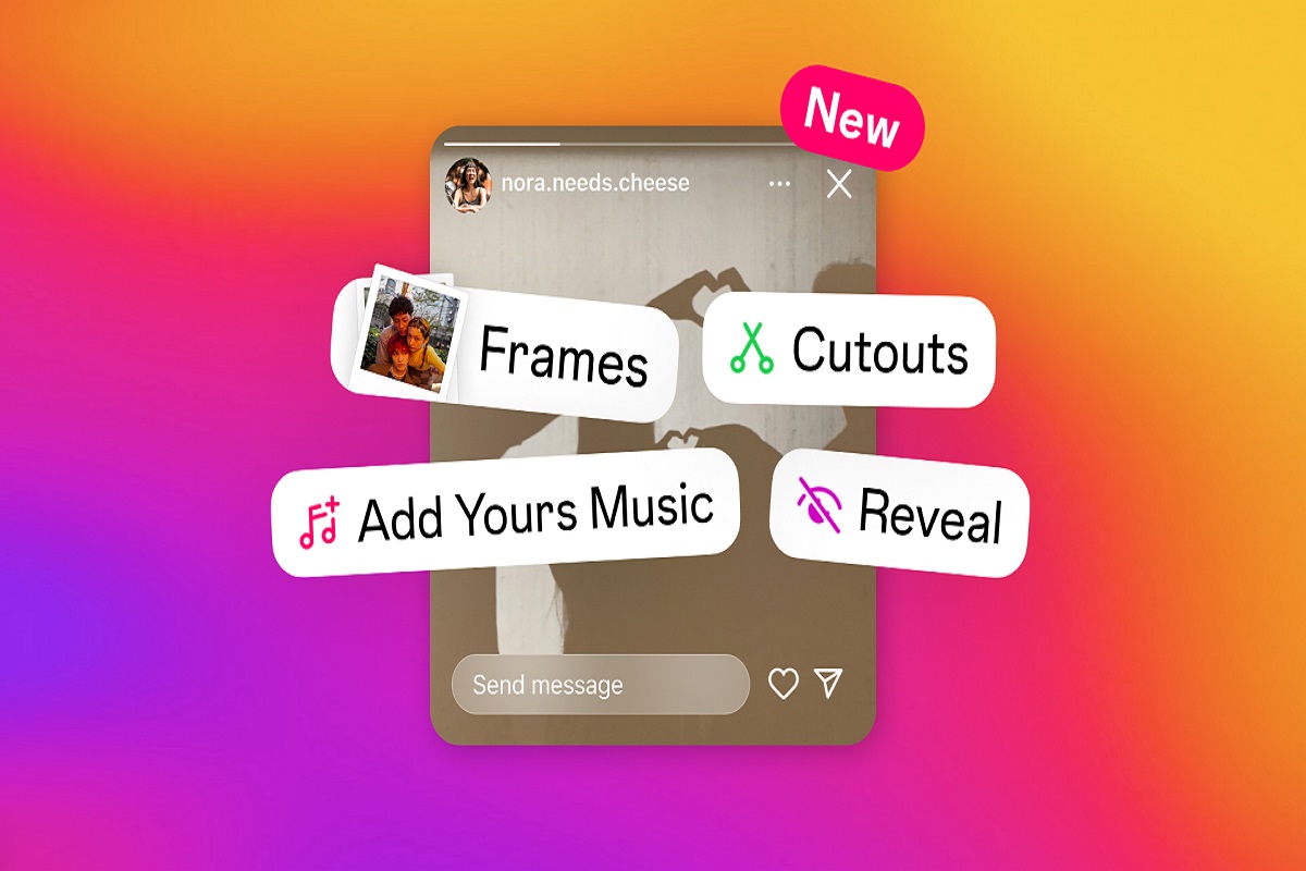 instagram story stickers header