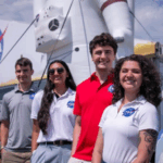 5 Strategies for an Impressive NASA Internship Application Four NASA interns pose in front of the NASA Pavilion at the EAA AirVenture Oshkosh, an annual airshow in Oshkosh, Wisconsin