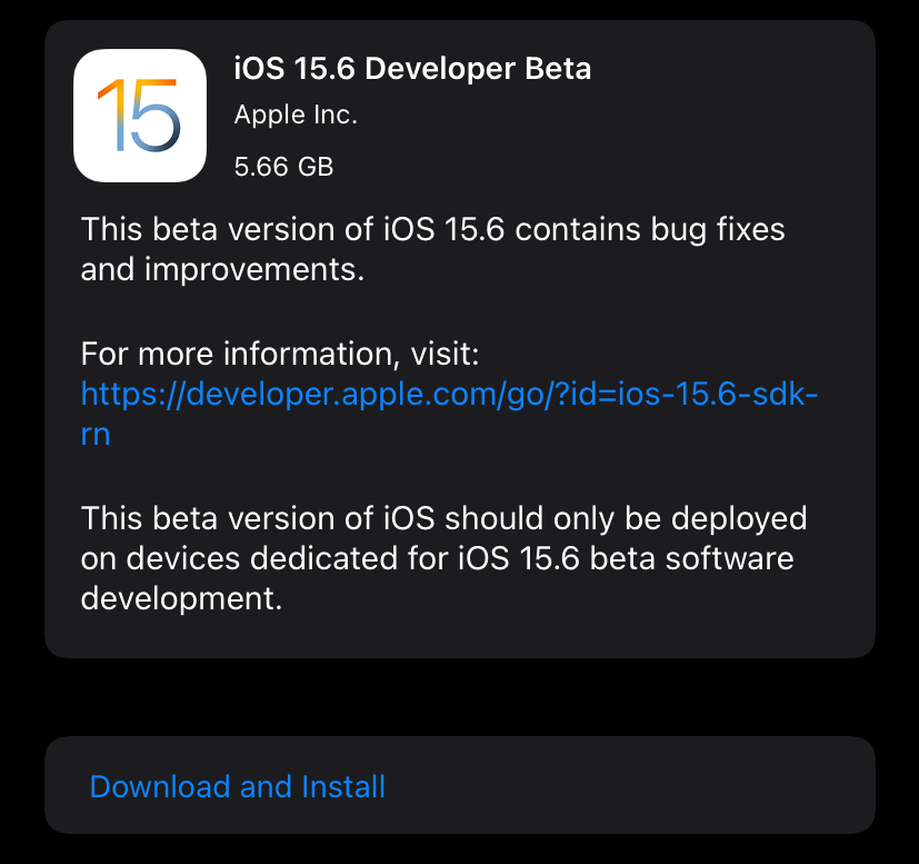 iOS 15 beta 