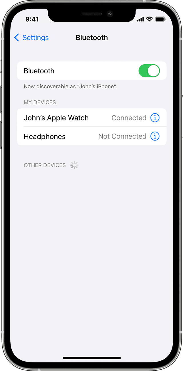 Bluetooth not working in iPhone 13