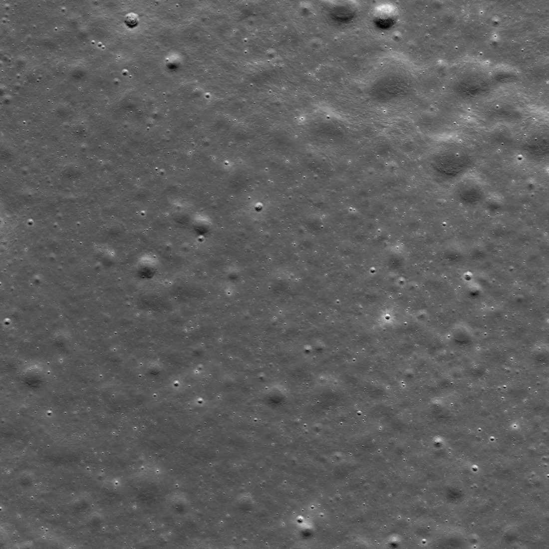 A black and white image of the surface of the Moon taken from NASA