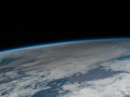 NASA Students Confirm Atmospheric Gravity Waves from Eclipses The Moon passes in front of the sun casting its shadow, or umbra, and darkening a portion of the Earth